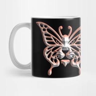 Wolf and butterfly 3d super soft blend drawing cute cool colorful Mug